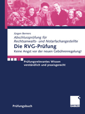 cover image of Die RVG-Prüfung